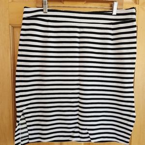 EUC Banana Republic Striped Skirt, Sz 14